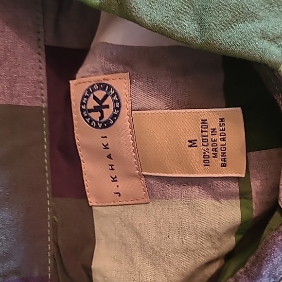 NWT J Khaki boy's long-sleeved button-up shirt size Medium - Picture 3 of 5